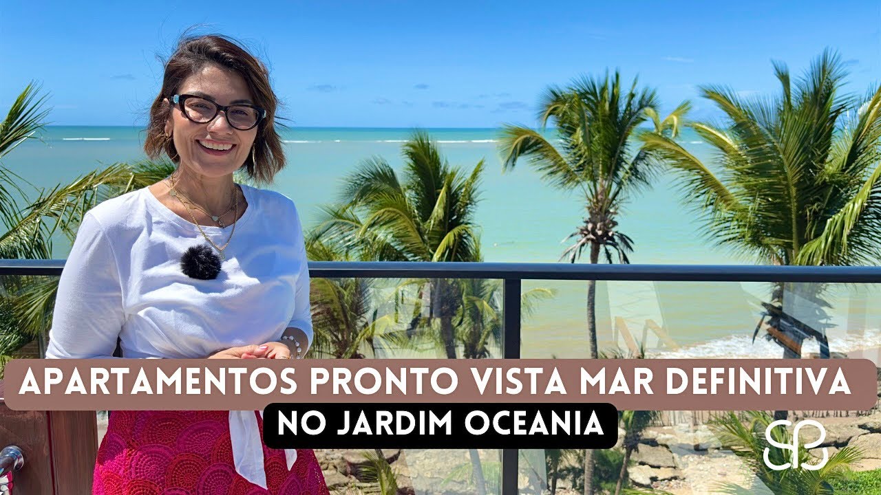 Apartamentos prontos pé na areia na praia do Jardim Oceania em João Pessoa - PB