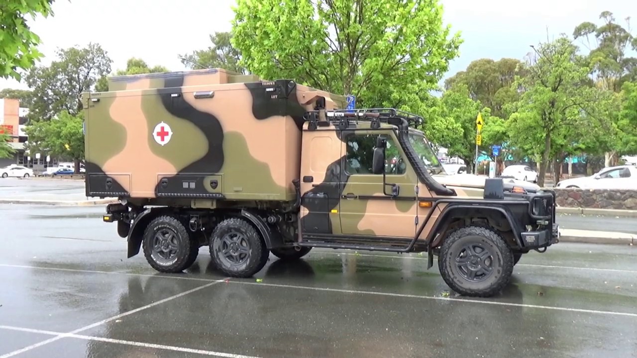 Australian Army Ambulance In Canberra - Bushfire Assistance - Youtube