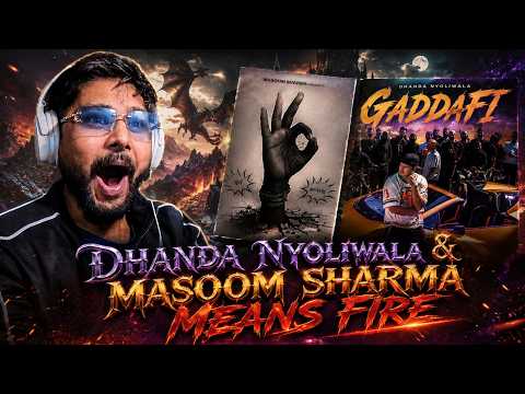 REACTION TO GADDAFI BY DHANDA NYOLIWALA AND TATVDARSHI BY MASOOM SHARMA