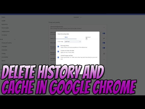 How To Delete History and Cache In Google Chrome Tutorial