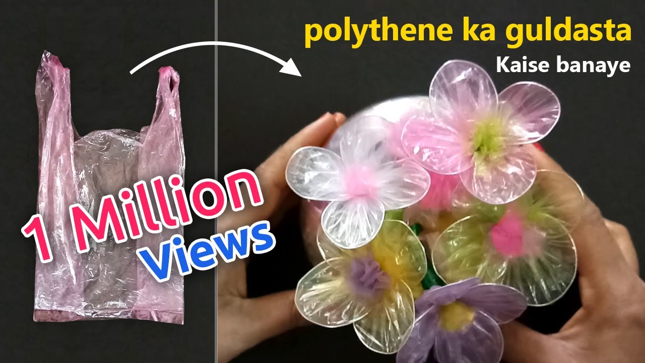 flower banana polythene flowers plastic flowers
