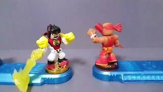 Fight#034 - SHOCKWHIP CHUX vs THE EXTINGUISHER - Akedo Powerstorm Battle!