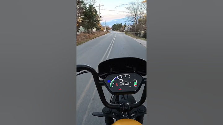 HAPPY RUN G100 PRO E-BIKE 0-40 MPH - FULL THROTTLE . BATTERY 100%  #ebike #40mph  #vinalhaven #maine