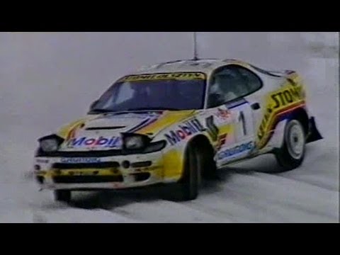 Trening Krzysztofa Hołowczyca przed Rajdem Szwecji 1996 - TV Polsat
