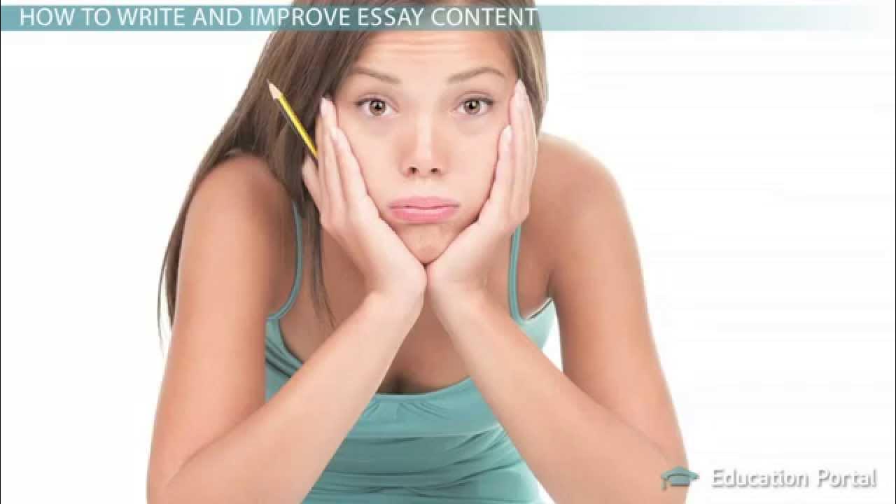 How to edit and improve essay content youtube