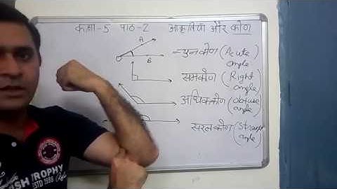 आकृतियाँ और कोण, कक्षा 5, गणित, पाठ 2, (भाग 2)  Class 5, Maths, chapter 2, Shapes and angle (part 2)