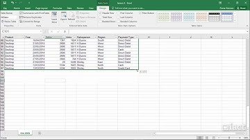 Entering Data - Excel 2013 Level 3