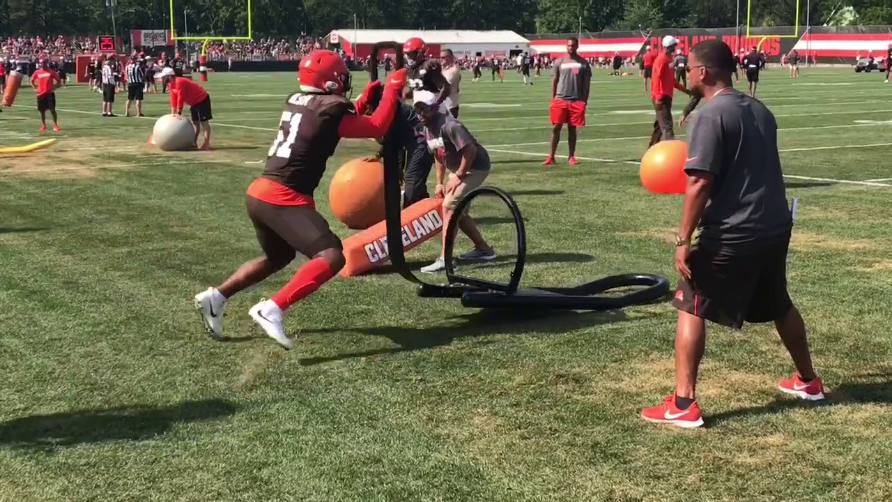 Browns linebacker drills YouTube