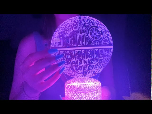 ASMR | AGGRESSIVE JEWEL TAPPING AND SCRATCHING + blacklight