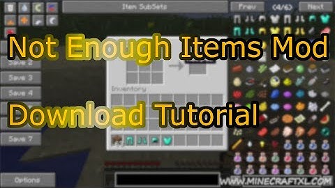 Not Enough Items Mod 1.7.10 Tutorial!!!!  -Digger_HD12-