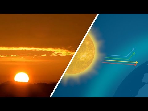 Video: Warum Ist Der Sonnenuntergang Rot