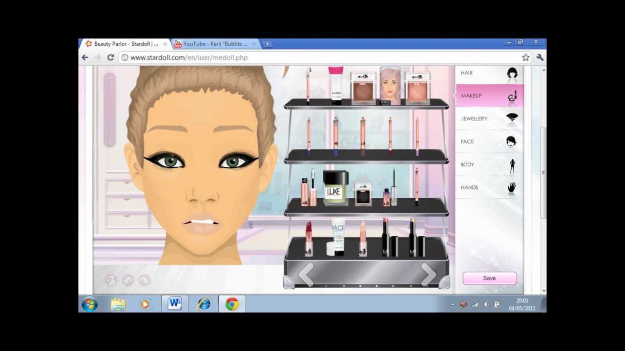 Kerli Stardoll Makeup Bubblegoth Tutorial