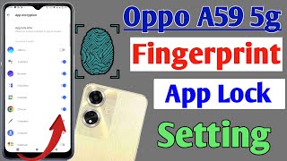 Oppo a59 5g fingerprint app lock/Oppo a59 5g me app lock kaise kare/oppo apps lock setting screenshot 5
