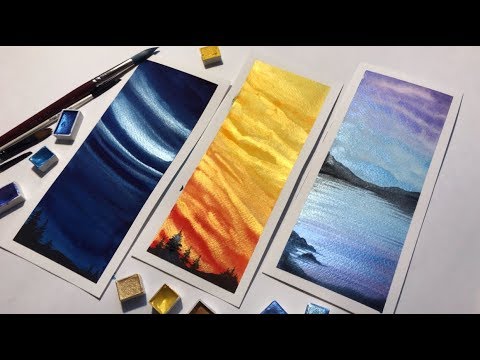 Handmade Metallic Watercolors - What are they? How to use them? 