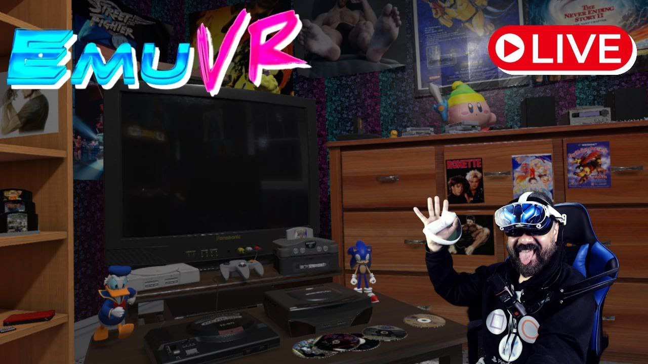 Emuvr Rave Sábado por la Noche en #EmuVR | Terminamos 2 Juegos - YouTube