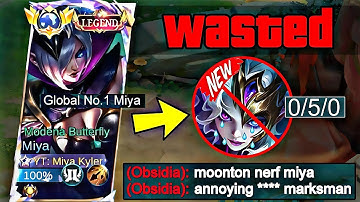 GOODBYE OBSIDIA META!!😱 THIS NEW MIYA WILL MAKE OBSIDIA USELESS IN LATE GAME!! (must try) - MLBB🔥