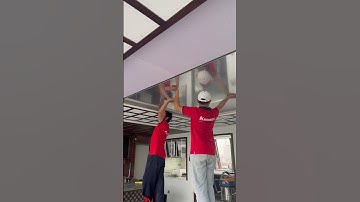 Thi công tấm ốp than tre ốp trần có an toàn không