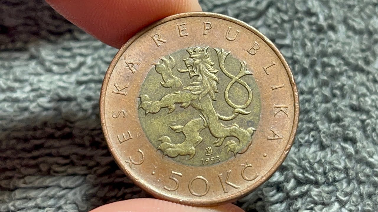 1993 Czech Republic 50 Korun Coin • Values, Information, Mintage
