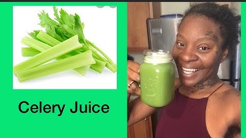 Celery juice with Vitamix celery juice with no juicer celery juice with blender