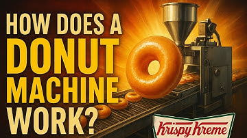 Hoe werkt een donutmachine? (Krispy Kreme)