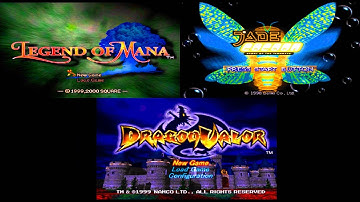 Legend Of Mana And Jade Cocoon And Dragon Valor Ps1/Psx Gameplay (The 112 Stars)