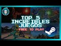 5 JUEGOS Free to Play de STEAM que no CONOCIAS