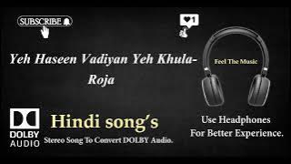 Yeh Haseen Vadiyan Yeh Khula Aasman - Roja - Dolby audio song