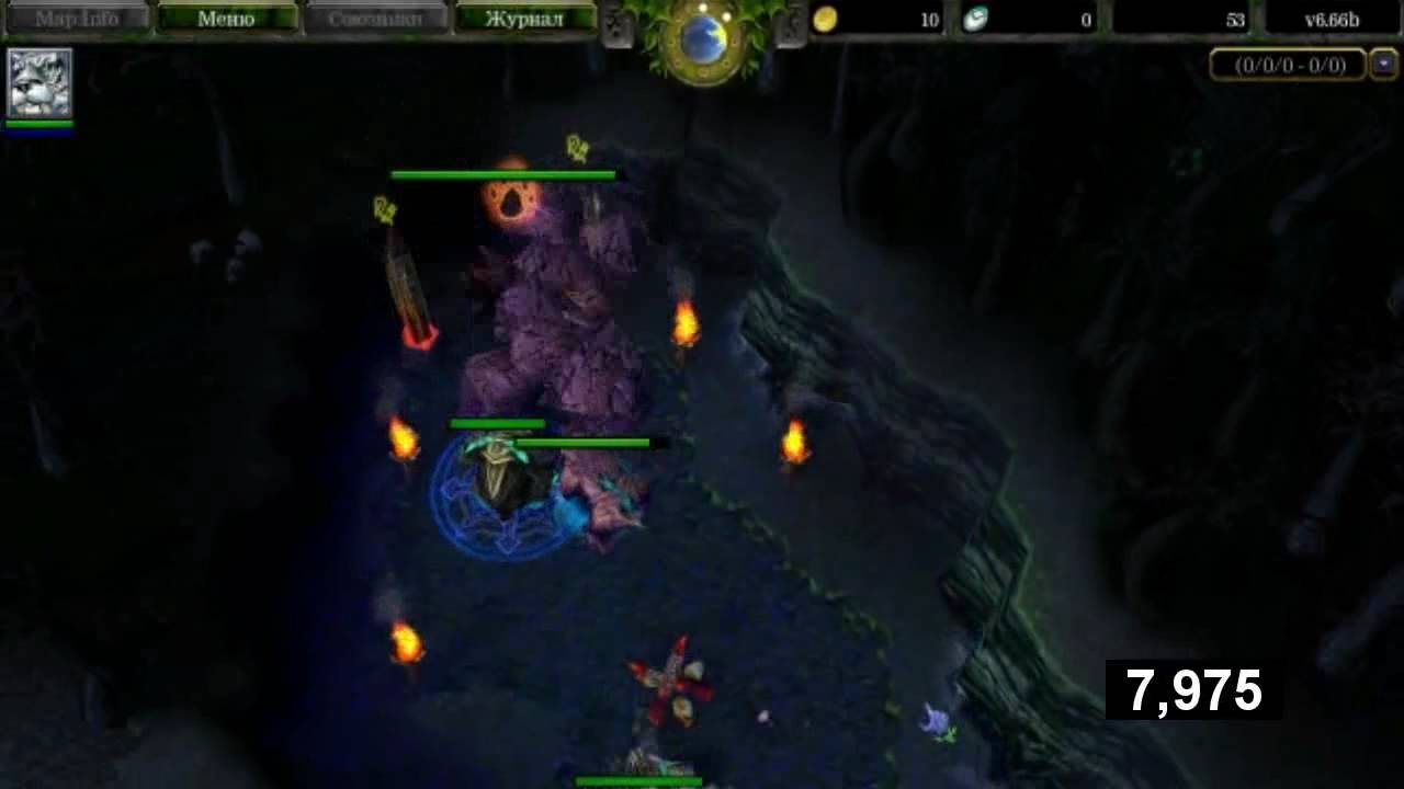Dota 6.66b kill roshan lvl 1