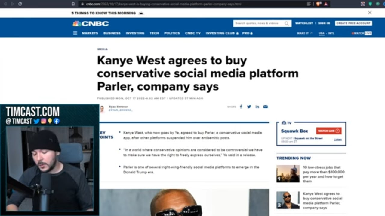 Kanye West BUYS PARLER After Getting Censored, George Floyd’s Family Threatens To SUE Him