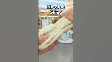 🫣Easy No Glue Slime😆!? #noglueslime #slime #slimerecipe #diy #diycrafts #crafts #thingstodo