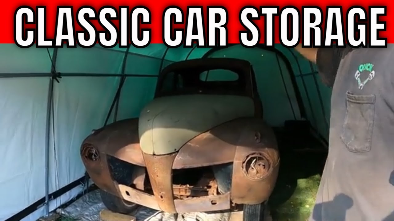 Storing a Classic Car Project - YouTube
