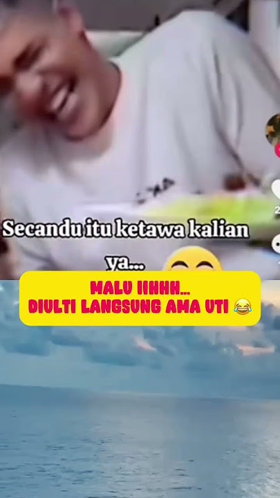 Malu Iihhh...diulti langsung ama uti 😂😂😂#aisarkhaled
