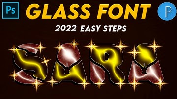 Glass Font Editing new multi color glowing Glass font in pixlab ps touch on Android |Zarraq Creation