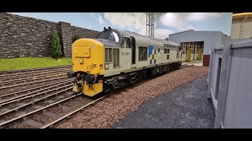 Heljan Class 37 weathered back running on the layout