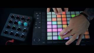 Routine: BigJerr on Midi Fighter Twister +  Push 2