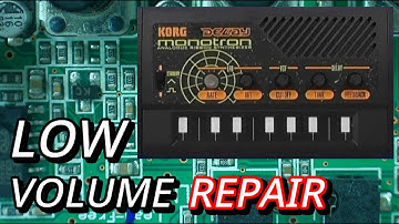 LOW VOLUME KORG Monotron Delay - Can I fix it? 