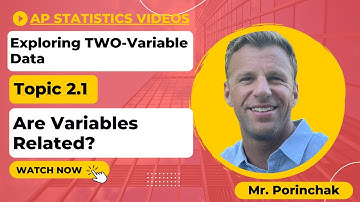 AP Statistics: Topic 2.1 Introducing Statistics: Are Variables Related?