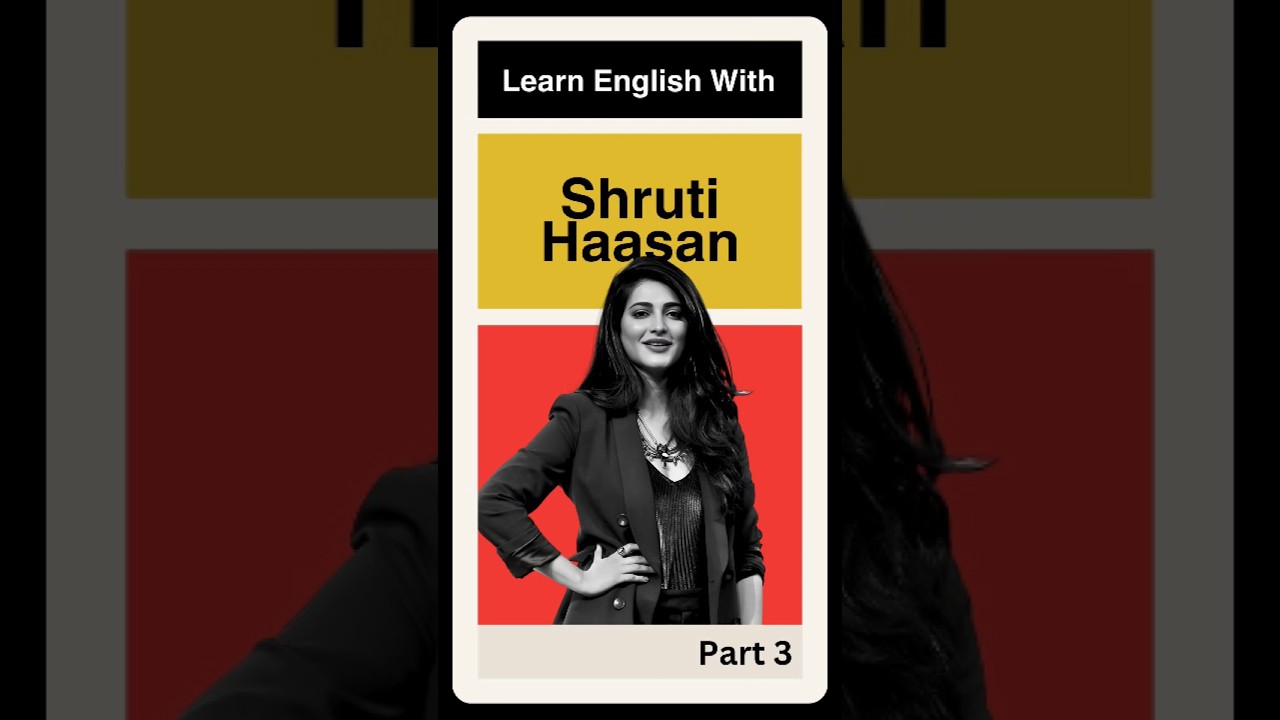 Shruti Haasan Says “Nonchalant” — Learn This Cool English Word!