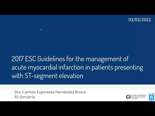 Guía Infarto Agudo al Miocardio Con Elevación del ST (IAMCEST)