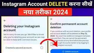 Instagram account delete kaise kare permanently 2024 | How to delete Instagram account Permanently