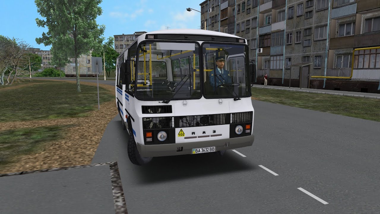 [OMSI 2] Русская Глубинка | ПАЗ 32054 | ЗМЗ V8