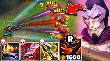 I BROKE THE AD WORLD RECORD ON JHIN! (1600 AD = YOU DIE IN ONE SHOT)