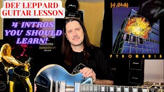 Def Leppard Guitar Lesson - 4 Great Intros/Riffs - Foolin-Rock Of Ages-Photograph-Too Late For Love