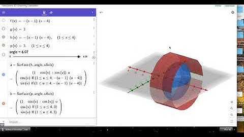 Creating Surfaces of Revolution in GeoGebra: It