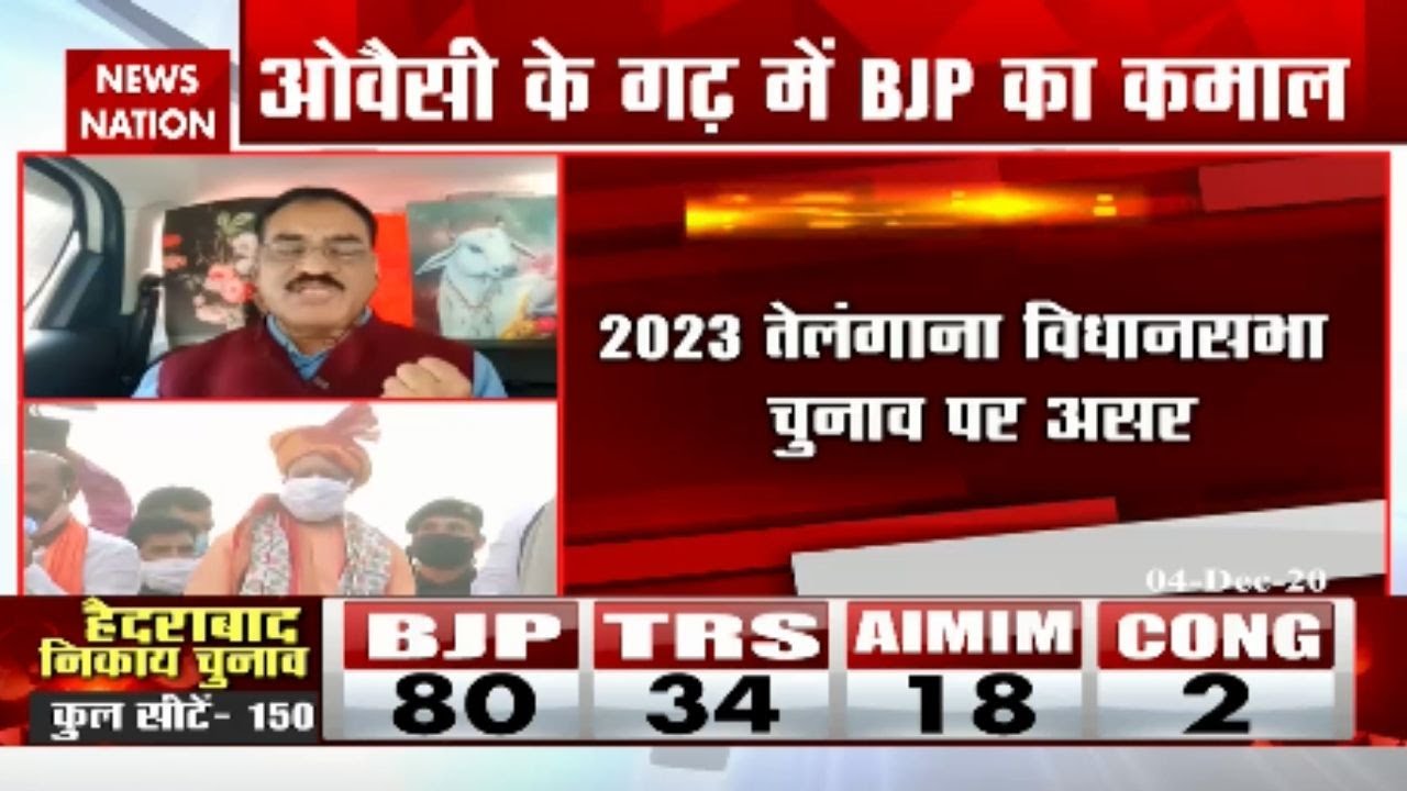 GHMC Elections 2020 Results : These leaders are defaming 'Bhagyanagar', says Vinod Bansal