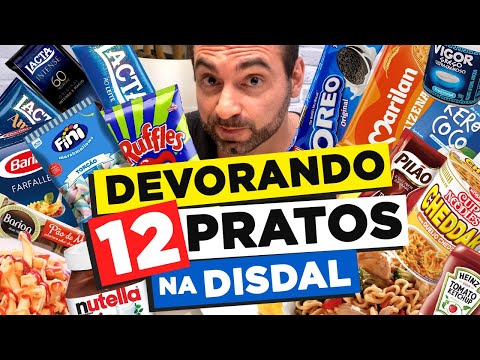 DEVORANDO 12 PRATOS NA DISTRIBUIDORA DISDAL!!