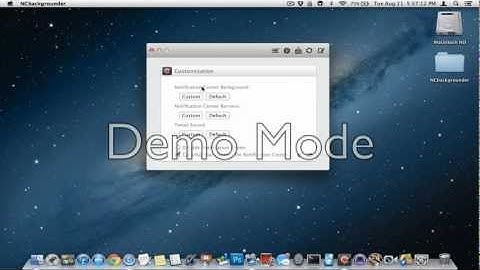 How to Change your Notification Center Background