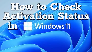 How to Check Activation Status in Windows 11