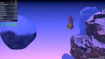 Getting Over It with Bennett Foddy run sub 5 min(2nd try)