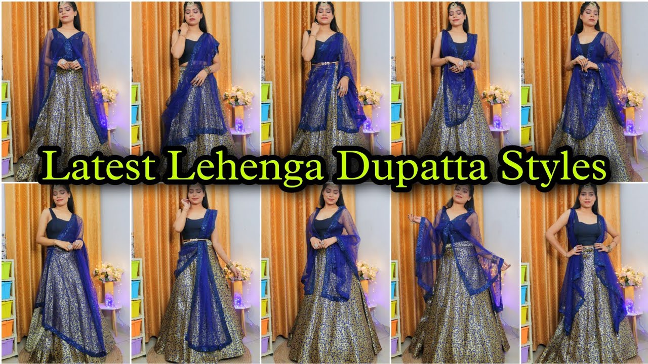 Find a Great Modern Lehenga Dupatta Style for Every Traditional Event - To  Near Me